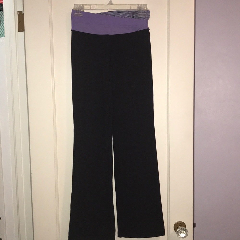 lululemon black bootcut yoga pants